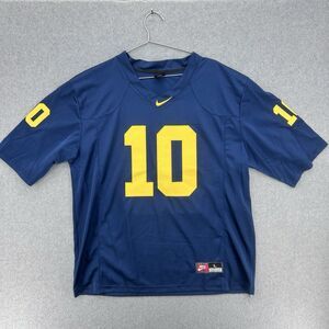 Tom Brady Nike #10 Michigan Wolverine Vintage Football Jersey Men’s Large